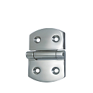 Купить Петля закругленная симметричная дверная Haice 19190721 83x57x5мм из нержавеющей стали AISI 316 7ft.ru в интернет магазине Семь Футов