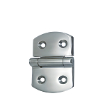 Петля закругленная симметричная дверная Haice 19190721 83x57x5мм из нержавеющей стали AISI 316