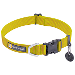 Ruffwear 2555-315911 Hi & Light™ Собачий ошейник Желтый Lichen Green 23-28 cm