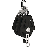 Блок двухшкивный двухобушковый с направляющей скобой Lewmar Syncro 29926005 шкив Ø60мм 800/1600кг для троса Ø8-10мм