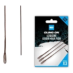 Nash T8189-TP Снасть Cling On Leadcore 75 cm Серебристый Green / Grey 45 Lbs