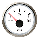Купить Датчик уровня топлива KUS Ободок - S.S.316 с белым циферблатом OEM: KN00200 в интернет магазине Семь Футов