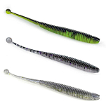 Molix SAW4-T168-25 Sator Worm 100 Mm 10 Единицы Многоцветный 25 Green Pumpkin Red Flake