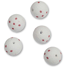 Купить Zebco 5301003-UNIT Flatty Scratcher EVA Beads Буровая линия Fluo White With Red Dots 13 mm 7ft.ru в интернет магазине Семь Футов