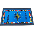 Купить Goldenship GS41449 Welcome Ковровая Дорожка Голубой Blue / Grey 7ft.ru в интернет магазине Семь Футов