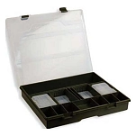 Kali kunnan 8413887467859 Рыболовный ящик Multi 12-B  Black / Clear 36 x 30 x 5.5 cm