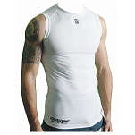 MSC T007BSM Безрукавная базовая футболка Supplex Белая White S-M