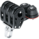 Купить Harken 346 Triple Carbo Block 29 mm With Cam Cleat Серебристый Black / Silver 7ft.ru в интернет магазине Семь Футов