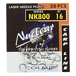 Colmic AL40818 связанный крючок NK800 0.180 mm 70cm Nickel 8