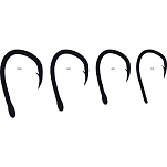 Mustad 20016 Big 10874 NP BN Крюк Серый  Black Nickel (3 units) 8/0 