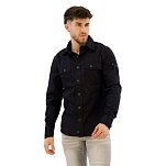 Brandit 4005-2-XL Рубашка с длинным рукавом Slim Черный Black XL