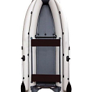 Надувная лодка ПВХ Allaska Drive 390 Lux, фальшборт, серый/серый, SibRiver ALDL390GG-F