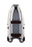 Надувная лодка ПВХ Allaska Drive 390 Lux, фальшборт, серый/серый, SibRiver ALDL390GG-F