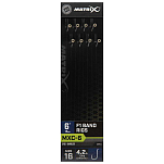 Matrix fishing GRR089 MXC-6 16 F1 Band 150 mm Лидер Бесцветный Clear 0.145 mm 
