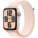 Купить Apple MRH23QL/A Watch SE GPS + Cellular 44 mm Sport Loop Золотистый Starlight 7ft.ru в интернет магазине Семь Футов