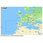 C-map M-EW-Y228-MS Западноевропейские побережья Nautica л диаграмма Multicolor