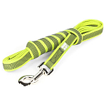 Julius k-9 216GM-NE-S10 Прорезиненный поводок 20 mm Желтый Neon 20 mm x 10 m