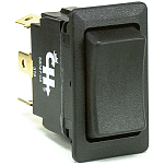 Cole hersee 12-5802711BP Кулисный переключатель DPDT Черный Black