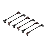 Sierra 47-28086 Комплект из 6 проводов свечей зажигания для Mercury Mariner Серебристый Black