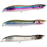 Xorus 727601115 Patchinko2 Приманка Topwater 140 Mm 26g Серый Holo Bait