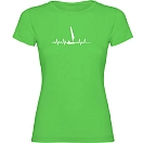 Купить Kruskis 11502280ls176 Футболка с коротким рукавом Sailing Heartbeat Light Green 30x25x2 7ft.ru в интернет магазине Семь Футов