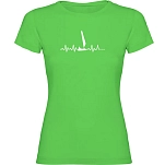 Kruskis 11502280ls176 Футболка с коротким рукавом Sailing Heartbeat Light Green 30x25x2