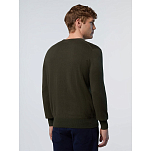 North sails 699773-0440-M Свитер 12Gg Коричневый  Forest Green M