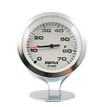Veethree vem59737fe Тахометр Lido Pro 7000 об/мин Silver / White 16x20x11 86 mm