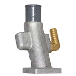 Fischer panda NRR-1027 Panda 8000 NE PMS Выхлопной Колено Золотистый Silver