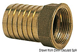 Cast brass female hose adaptor 11/4 x 38 mm, 17.199.22