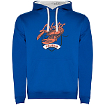 Kruskis SU1067030501C067 Толстовка с капюшоном Seafood Lobster Two-Colour Голубой Royal Blue / White L