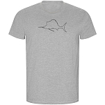 Kruskis CA66900658K032 Футболка с коротким рукавом Sailfish ECO Серый Heather Grey 3XL