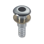 Foresti & suardi 400673 Хромированная латунь. сквозной корпус Silver 16 mm