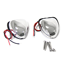 Купить Комплект бортовых огней Anheart Marine E011070 62х52х19мм 10-30В 1Вт 112,5° IP66 светодиодные красный/зелёный свет из полированной нержавеющей стали AISI316 7ft.ru в интернет магазине Семь Футов