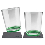 Silwy S025-0504-2 чашка Sour Green 250ml 2 Единицы  Clear