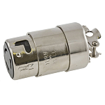 Hubble 3939604 50A Штекерный разъем Серебристый Silver