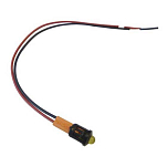 Oem marine ROL250710R Miniature 12V Красный светодиодный контрольный световой кабель Black / Red