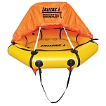 Lalizas 75878 Спасательный плот Coastal Compact 6P Yellow / Orange 70x45x30 6 Places