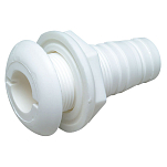 Seachoice 50-18050 Пластиковый соединитель через корпус Белая White 19 mm 