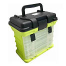 Купить Yamashiro 1652002 Logo Ящик Для Рыбалки  Yellow / Black 28 x 12 x 27 cm 7ft.ru в интернет магазине Семь Футов
