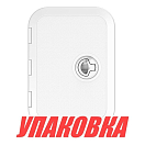 Люк смотровой 270 х 375 мм белый, с замком, Marine Rocket (упаковка из 2 шт.) MR1270_pkg_2