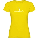 Купить Kruskis 11502302ls176 Футболка с коротким рукавом Sailing Heartbeat Yellow 30x25x2 7ft.ru в интернет магазине Семь Футов