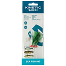 Купить Kinetic F112-160-039 Sabiki Disco Рыболовное Перо Бесцветный Green / White Flash 7ft.ru в интернет магазине Семь Футов
