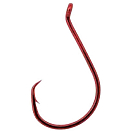 Купить Gamakatsu 185163-00400-00000-00 SW Inline Octopus Крючки С Одним Глазком Черный Red 4/0  7ft.ru в интернет магазине Семь Футов