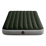 Intex 64778 Prestige Downy Двухместный с насосом и матрасом Fiber-Tech Зеленый Green / Grey 137 x 191 x 25 cm