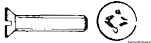 Винт с потайной головкой и крестовым шлицом UNI 6109 DIN 965 4 x 20 мм, Osculati A4-965-04X020