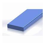 Лата для парусов Bainbridge 15CTM 15х2.7мм сечение прямоугольник из синего стеклопластика