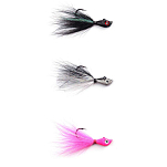 Mustad BEB-1-WCH-UNIT Bucktail 28g Черный  White Chartreuse