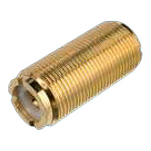 Glomex GLORA133GOLD PL258 Двойной разъем-розетка Золотистый Gold For PL259 