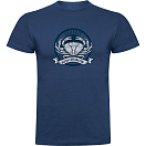 Купить Kruskis CA65500586C054 Футболка с коротким рукавом Crab Logo Голубой Denim Blue 2XL 7ft.ru в интернет магазине Семь Футов